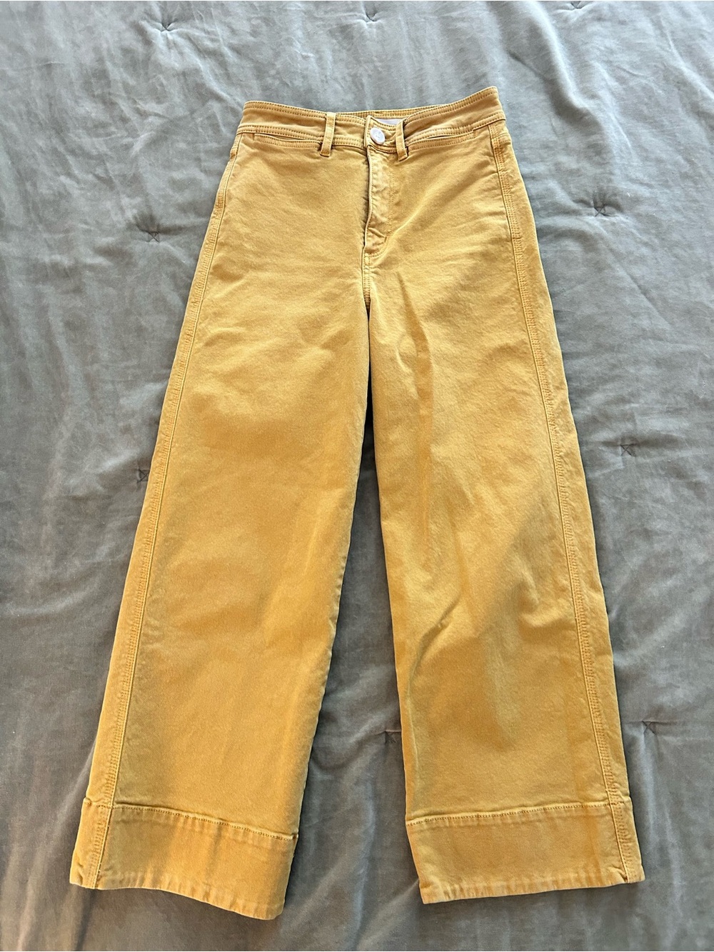LOFT Mustard Wide-Leg Women's Jeans